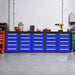 Chery Industrial 10 ft Heavy Duty Workbench with 25 Drawers