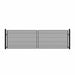Chery Industrial | 18x6 ft Steel Dual Swing Driveway Gate - MILAN Style