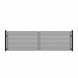 Chery Industrial | 18x6 ft Steel Dual Swing Driveway Gate - MILAN Style