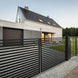 Chery Industrial 18x6 ft Steel Dual Swing Driveway Gate - MILAN Style