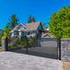 Chery Industrial 18x6 ft Steel Dual Swing Driveway Gate - MILAN Style