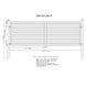 Chery Industrial 18x6 ft Steel Dual Swing Driveway Gate - MILAN Style