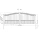 Chery Industrial 18x6 ft Steel Dual Swing Driveway Gate - PRAGUE Style
