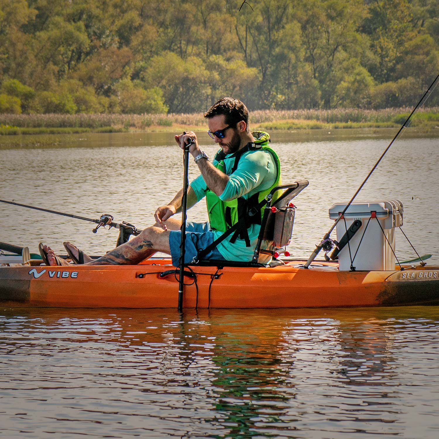 Vibe Kayaks | Anchor Pole - 7' Fiberglass 3 piece