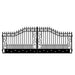 Chery Industrial 14x8 ft Steel Dual Swing Driveway Gate