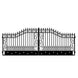 Chery Industrial 14x8 ft Steel Dual Swing Driveway Gate