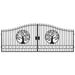 Chery Industrial 14x8 ft Steel Dual Swing Driveway Gate