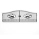 Chery Industrial 20x8 ft Steel Dual Swing Driveway Gate