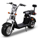 SoverSky SL1.0P Fat Tire Chopper Scooter | 2000W 60V Dual Battery - Black 20Ah-SL1.0