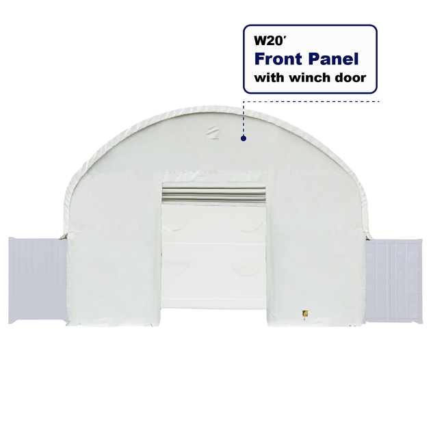 Chery Industrial | Front Panel with Winch door for W20' Container Shelter