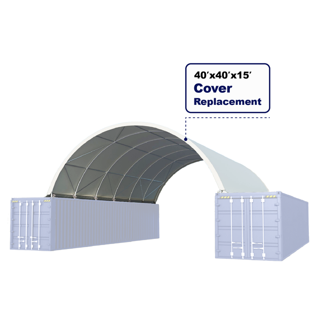 Chery Industrial | Cover Replacement for 40'x40'x15' Container Shelter