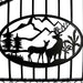 Chery Industrial 20x8 ft Steel Dual Swing Driveway Gate