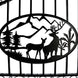Chery Industrial 20x8 ft Steel Dual Swing Driveway Gate