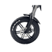 Close-up of a Kenda tire on a bike with a gray background