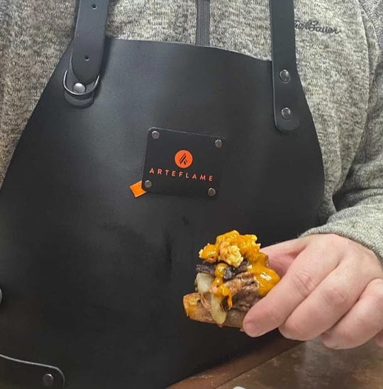Arteflame Elevate Your Grilling Experience with Fine Leather Grill Aprons