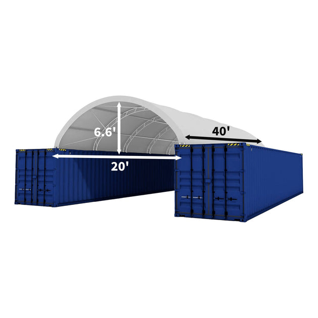 Chery Industrial Fortified 20'x40' Double Truss Container Shelter