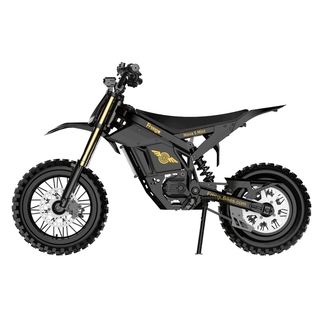 Freego Nova 5 Mini electric bike left side profile transparent background