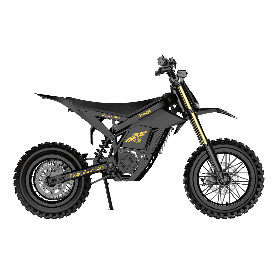 Freego Nova 5 Mini electric bike right side profile transparent background