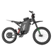 Side profile of Freego X3 electric dirt bike with 19-inch spoke wheels and dual hydraulic suspension.