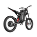 Back view of the Freego X3 electric motorcycle highlighting the rear hydraulic shock absorber and LED tail light.