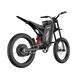 Back view of the Freego X3 electric motorcycle highlighting the rear hydraulic shock absorber and LED tail light.