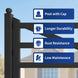 Chery Industrial 20 ft Farm Driveway Gate with Diagonal Tubes, Dual Swing
