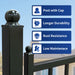 Chery Industrial 20 ft Steel Farm Driveway Gate