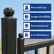 Chery Industrial 20 ft Steel Farm Driveway Gate