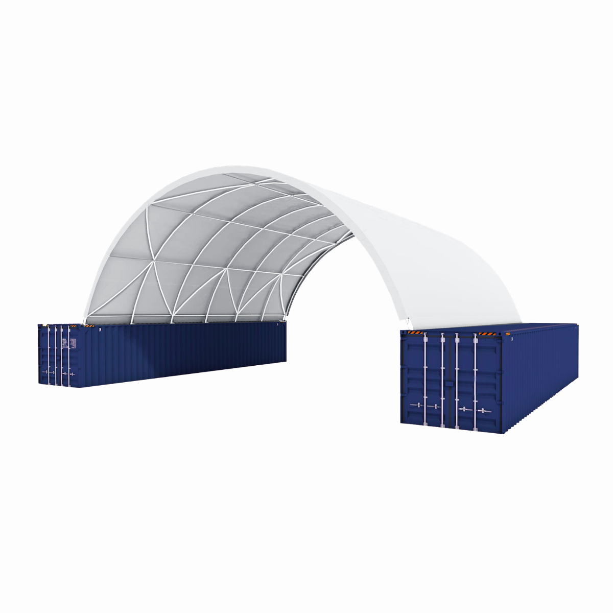 Chery Industrial | 40'x40'x13' Shipping Container Canopy Shelter