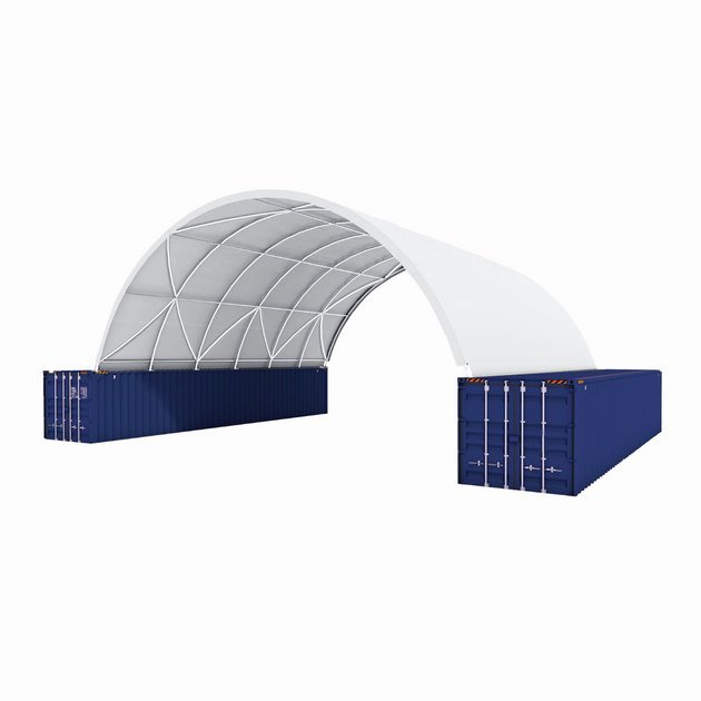 Chery Industrial | 40'x40'x13' Shipping Container Canopy Shelter