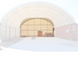 Chery Industrial Back Wall for Container Canopy Shelter 40'x40'x15'
