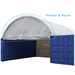 Chery Industrial Front and Back Half Panels for Container Canopy Shelter 40'x40'x13'