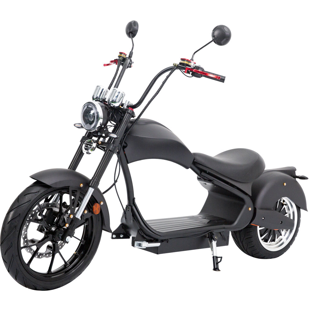 SoverSky MH3 Fat Tire Chopper Scooter | 4000W 60V 40Ah - Black