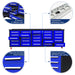 Chery Industrial 10ft 25-Drawer Storage Workbench with Wheels