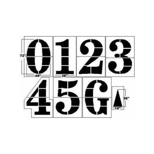 Newstripe | NCAA Football Field Stencil Kit 1/8" (125mil) Professional Grade 10001724 | 10001724