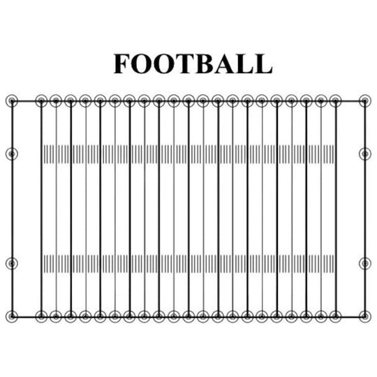 Newstripe | Proline Layout & Marking System (50 Pc. Football) | 10002717