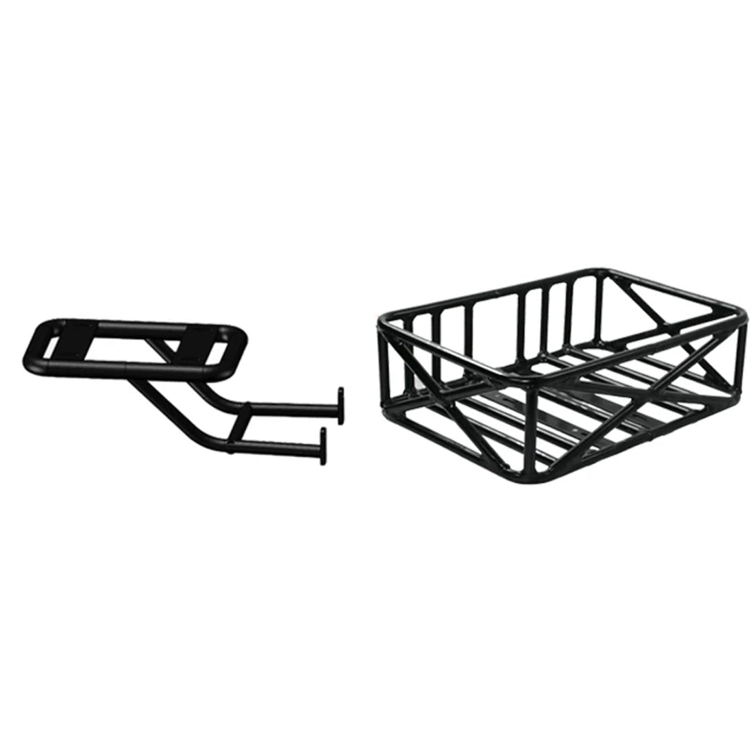 Eunorau | Flash Rear Rack and Basket Kit | FLASH-PK-HK-BK
