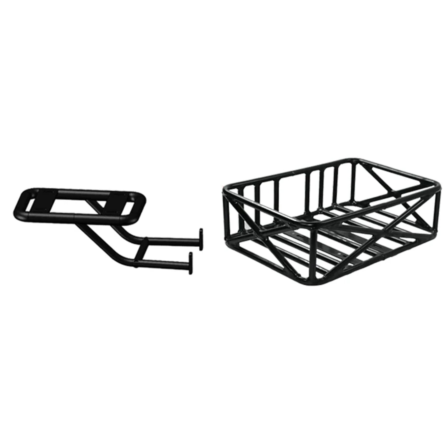 Eunorau | Flash Rear Rack and Basket Kit | FLASH-PK-HK-BK