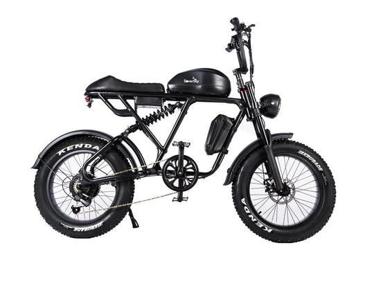 Electric Fat Tire Bike Shimano 7-Speed Titan 500