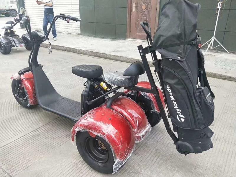 SoverSky T7.0 Electric Golf Trike | 2000W 60V 20Ah - Red