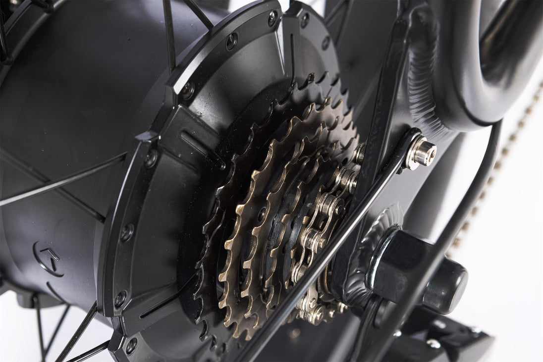 Electric Fat Tire Bike Shimano 7-Speed Titan 500