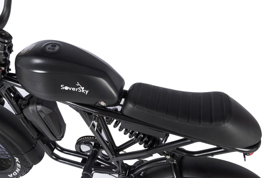 Electric Fat Tire Bike Shimano 7-Speed Titan 500
