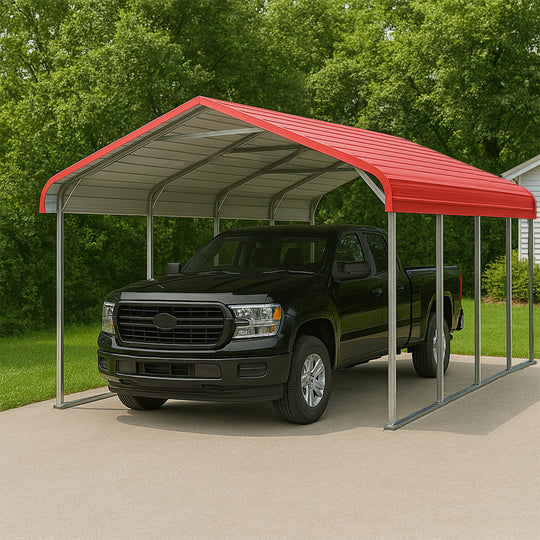 Chery Industrial Classic Steel Carport W12' x L20'
