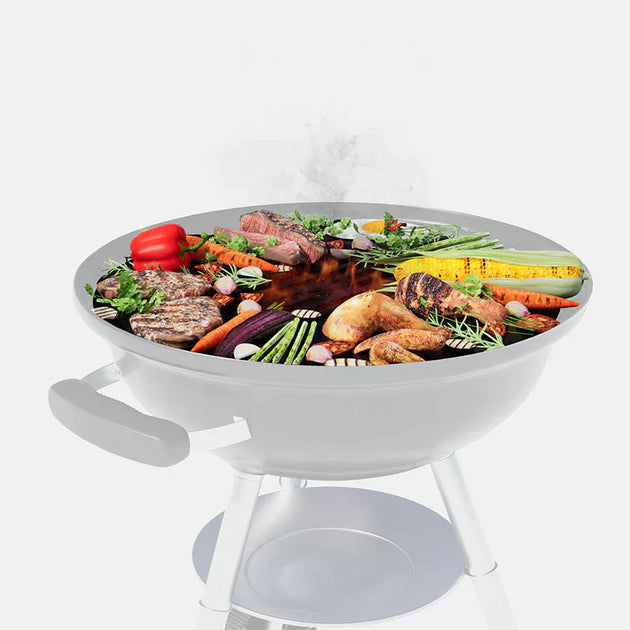 Arteflame | 20" Two-Piece Flat-Top Kit - Fits Weber | Kettle Charcoal Grills (Griddle Ring + Center Grill Grate)