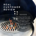 Arteflame Two-Piece Flat-Top Insert - Fits Weber | Kettle Charcoal Grills (Griddle Ring + Center Grill Grate)